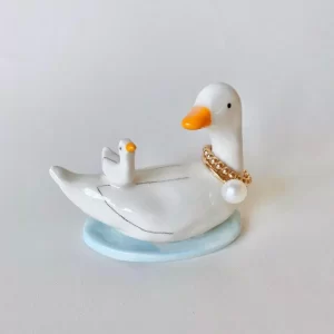 Mother??s Love Goose Ring Holder